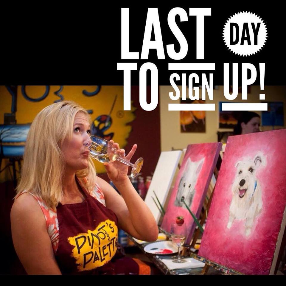 Last Day To Sign Up If You Want Your Pet Printed On Your Canvas.  ADOPT Fundraiser .